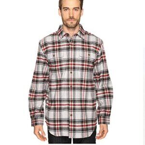Carhartt Men's Hubbard Plaid Shirt Shadow Button-up Shirt XL